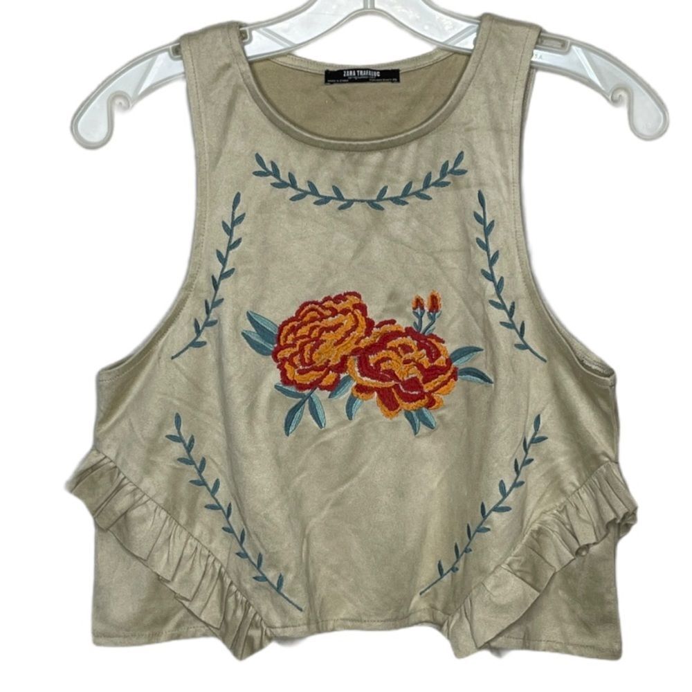 Zara Embroidered Top